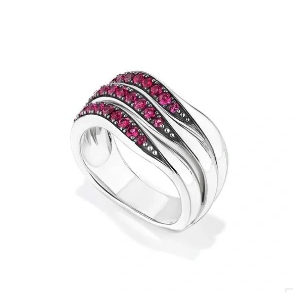 Judith Ripka ruby ring - Picture 3 of 4